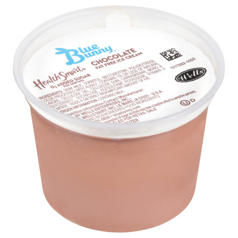 Blue Bunny Health Smart Chocolate Ice Cream Cup, 4 Fluid Ounce -- 48 per case