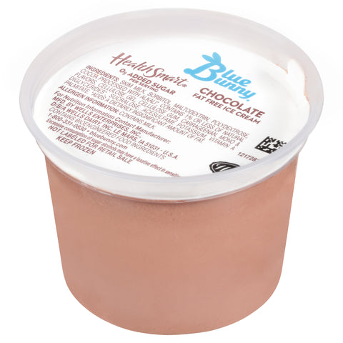Blue Bunny Health Smart Chocolate Ice Cream Cup, 4 Fluid Ounce -- 48 per case
