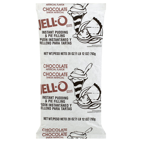 Pudding Jello Instant Chocolate 12 Case 28 Ounce