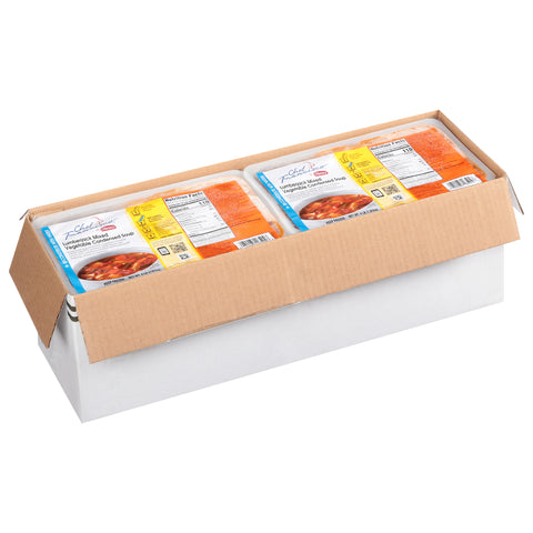 Chef Francisco Lumberjack Mixed Vegetable Soup - 4 lb. tub, 4 per case