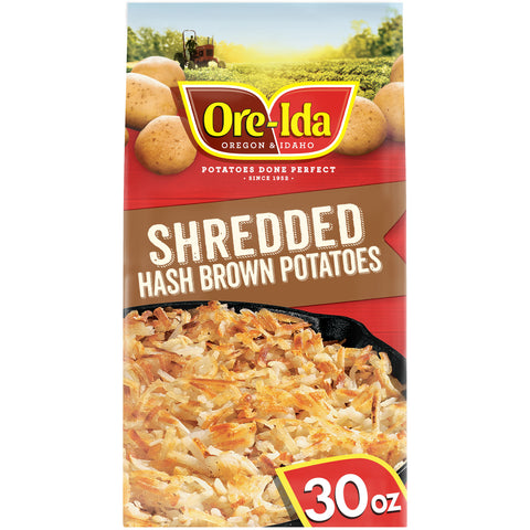 Heinz Ore Ida Hashbrown Country Style Potato, 30 Ounce -- 12 per case