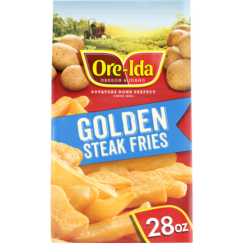 Potato Fries Steak Cut