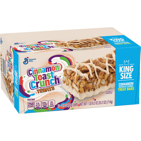 Cinnamon Toast Crunch Cereal Treat Bar, 25.2 Ounce -- 8 per case.