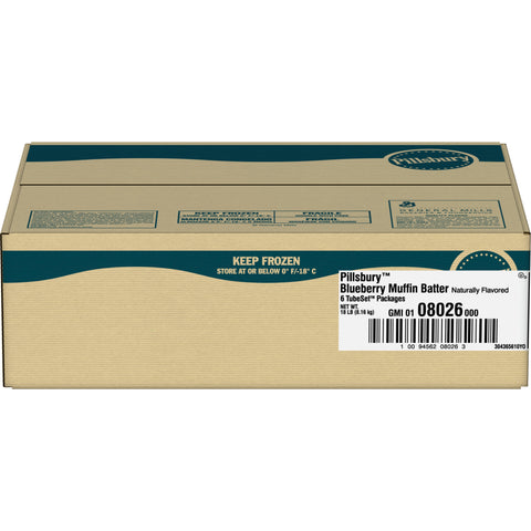 General Mills Pillsbury Tubeset Blueberry Muffin Batter, 3 Pound -- 6 per case.