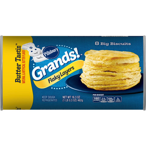 Pillsbury® DOUGH BISCUIT FLAKY LAYERS BUTTER TASTIN'