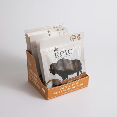 Epic SNACK SWEET & SAVORY BISON & UNCURED BACON BITES