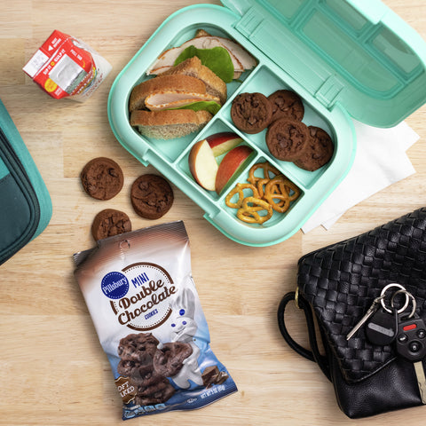Pillsbury Soft Baked Mini Double Chocolate Cookies, 18 Ounce -- 9 per case.