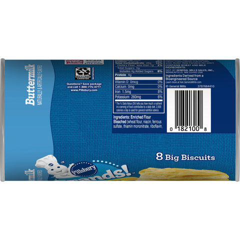 Pillsbury Grands Flaky Layers Unbaked Buttermilk Biscuit, 16.3 Ounce -- 12 per case.