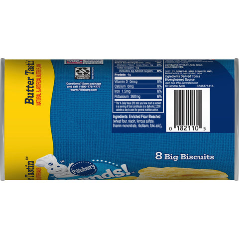 Pillsbury® DOUGH BISCUIT FLAKY LAYERS BUTTER TASTIN'