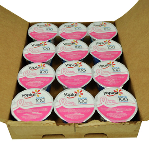 Yoplait Greek 100 Calorie Blended Blueberry Yogurt, 5.3 Ounce -- 12 per case.