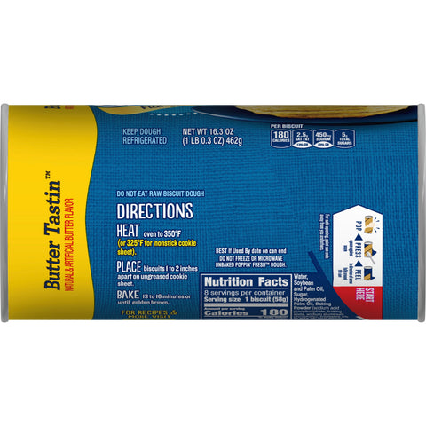 Pillsbury® DOUGH BISCUIT FLAKY LAYERS BUTTER TASTIN'