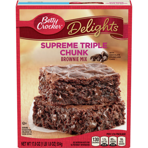 Betty Crocker® BROWNIE MIX TRIPLE CHOCOLATE CHUNK