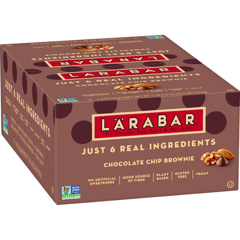 Larabar Chocolate Chip Brownie, 1.6 Ounce -- 64 per case.