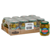 Pickle Half Sour Glass Jar Refrigerated