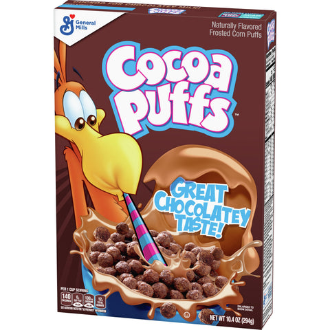 Cocoa Puffs CEREAL BOX COCOA PUFFS