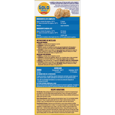 Gold Medal Buttermilk Biscuit Mix 6 Case 5 Pound
