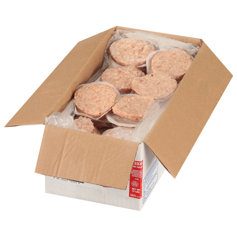 Farmland Silver Medal Formax 58 Percent Lean Regular Sausage Patty, 12 Pound.