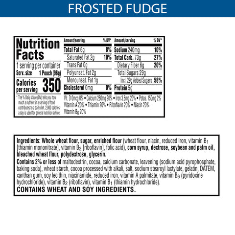 Pastry Pop-tart™ Made With Whole Grain Frosted Fudge-2 Count