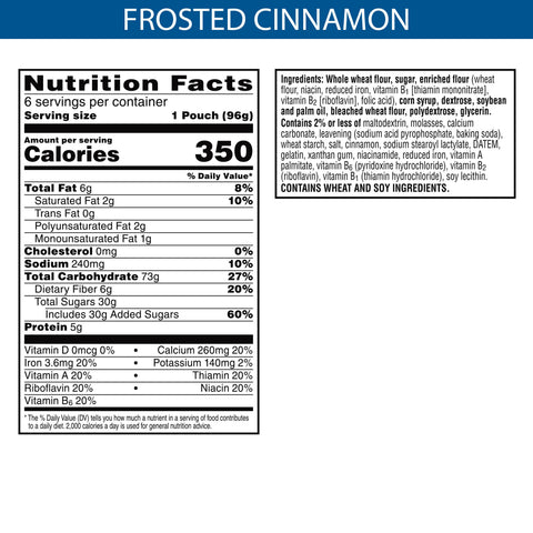 Pastry Pop-tarts® Made W/ Whole Grain Frosted Cinnamon