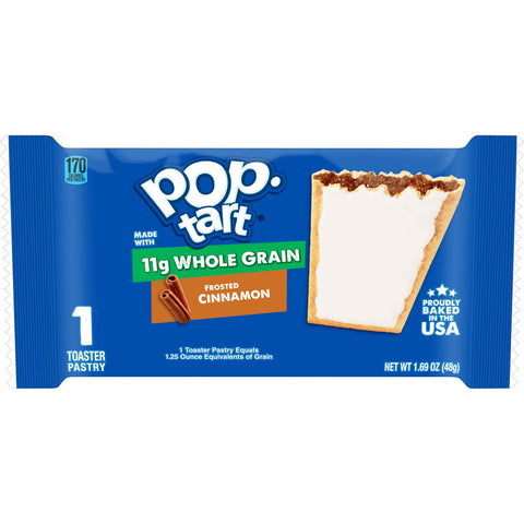 Pop Tarts Whole Grain Frosted Brown Sugar Cinnamon Toaster Pastry, 1.69 Ounce -- 120 per case