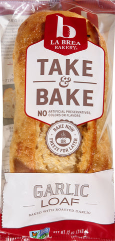 La Brea Bakery® BREAD TUSCAN LOAF TAKE & BAKE RETAIL