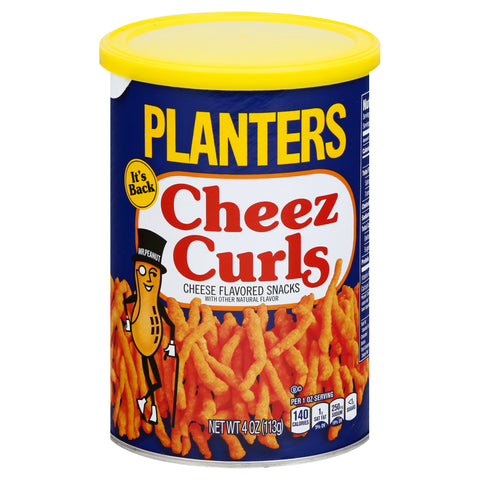 Planters Cheese Curls and Balls - Shipper -- 36 per case.