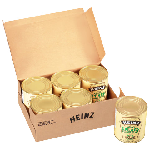 Heinz Dill Spear Pickles 74 Ct K 6-10 Cn Available Only East Of The Mississippi