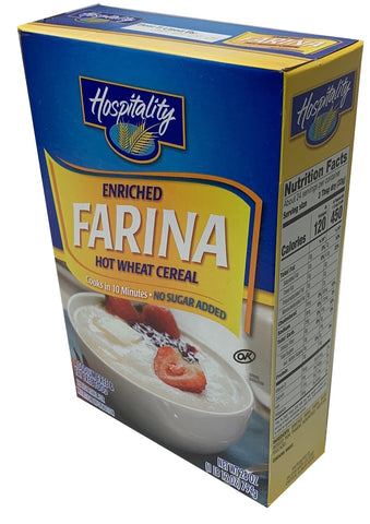 Hospitality CEREAL WHEAT FARINA CREAMY ENRICHED