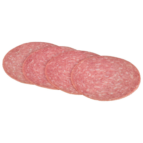 Carando Alpina Sliced Genoa Salami, 16 Ounce -- 12 per case.
