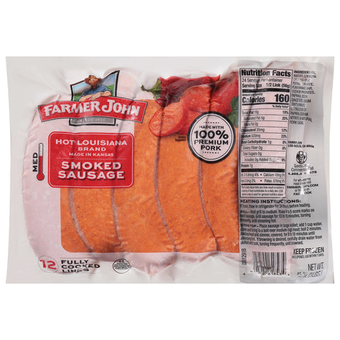 Farmer John SAUSAGE LOUISIANA HOT SMOKED