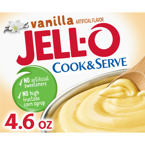 Jello Pudding Ready Serve Vanilla Dessert, 4.75 Ounce -- 24 Case