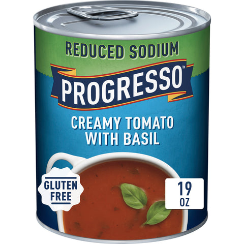 Progresso Heart Healthy Creamy Tomato with Basil, 19 Ounce -- 12 per case.