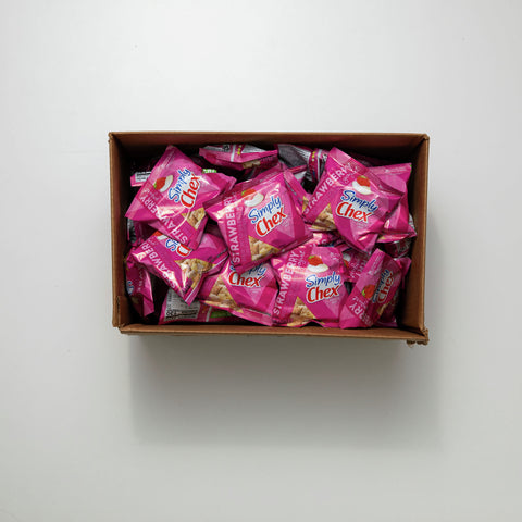 Simply Chex Strawberry Yogurt, 1.03 Ounce -- 60 per case.