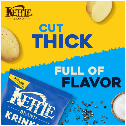 Kettle Foods CHIP POTATO KETTLE SALT & FRESH GROUND PEPPER