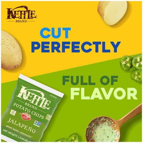 Kettle Foods CHIP POTATO KETTLE JALAPENO