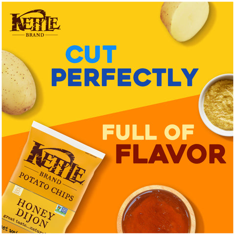 Kettle Honey Dijon Potato Chip - 2 oz. bag, 6 per case
