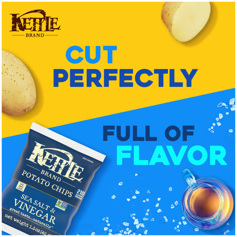 Kettle Foods CHIP POTATO KETTLE SEA SALT & VINEGAR