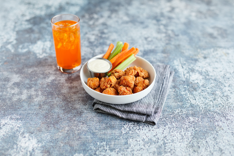 Chicken Popcorn Bites Breaded Buffalo Rtc 8353-0928
