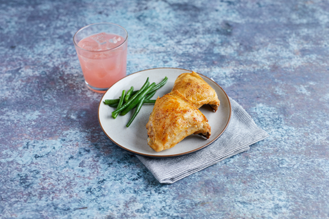 Chicken Thighs W/ Back Xlarge Marinated Iqf 3391-0928