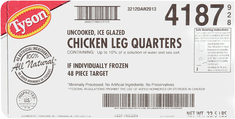 Chicken Leg Quarters Xlarge If 14 Oz 4187-0928