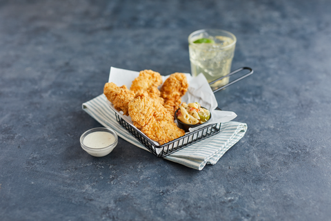 Chicken Breast Strip Fritter Breaded Homestyle Pepper 4364-0928