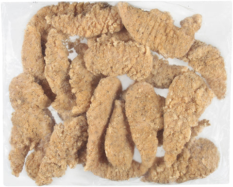 Chicken Breast Strip Fritter Breaded Homestyle Pepper 4364-0928