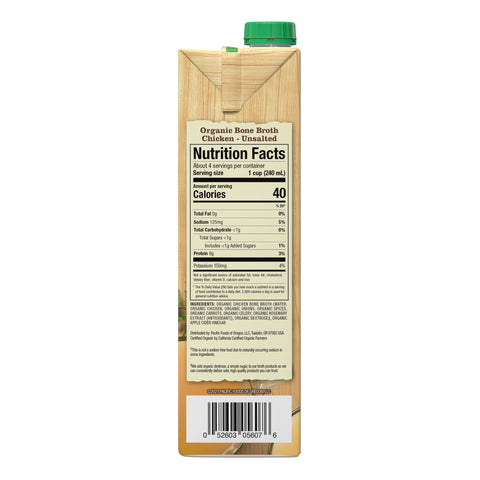 Pacific Foods BROTH CHICK BONE ORGANIC GLUTEN FREE