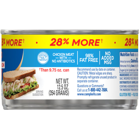 Campbell's® CHICKEN BREAST CHUNK PREMIUM WHITE MEAT CAN