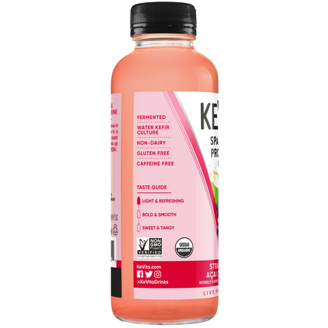 Kevita DRINK ORANGE STRAWBERRY/ACAI/COCONUT SPARKLING