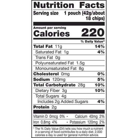 Food Should Taste Good Sweet Potato Tortilla Chips, 1.5 Ounce -- 24 per case.