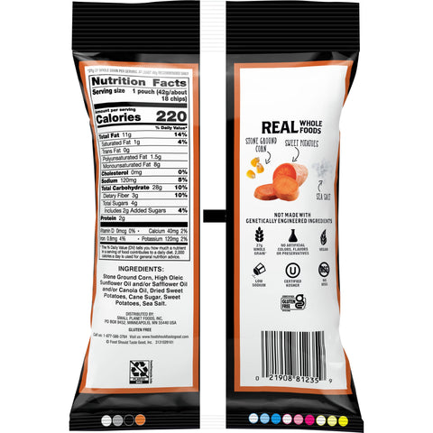 Food Should Taste Good Sweet Potato Tortilla Chips, 1.5 Ounce -- 24 per case.