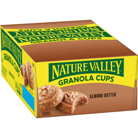 Nature Valley Almond Butter Granola Cups, 14.88 Ounce -- 6 per case.