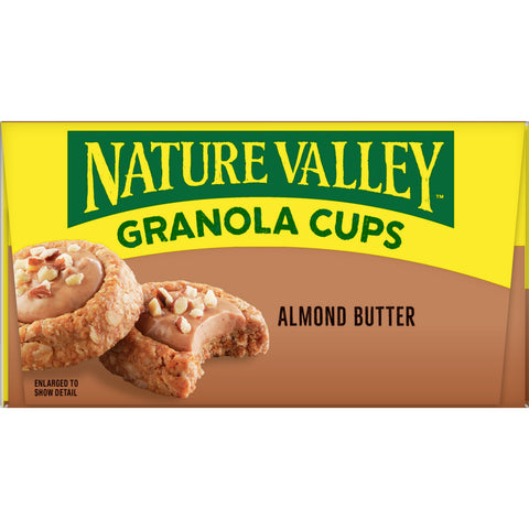 Nature Valley Almond Butter Granola Cups, 14.88 Ounce -- 6 per case.
