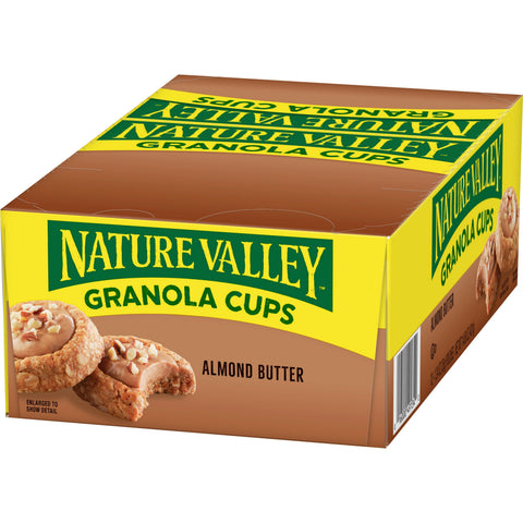 Nature Valley Almond Butter Granola Cups, 14.88 Ounce -- 6 per case.